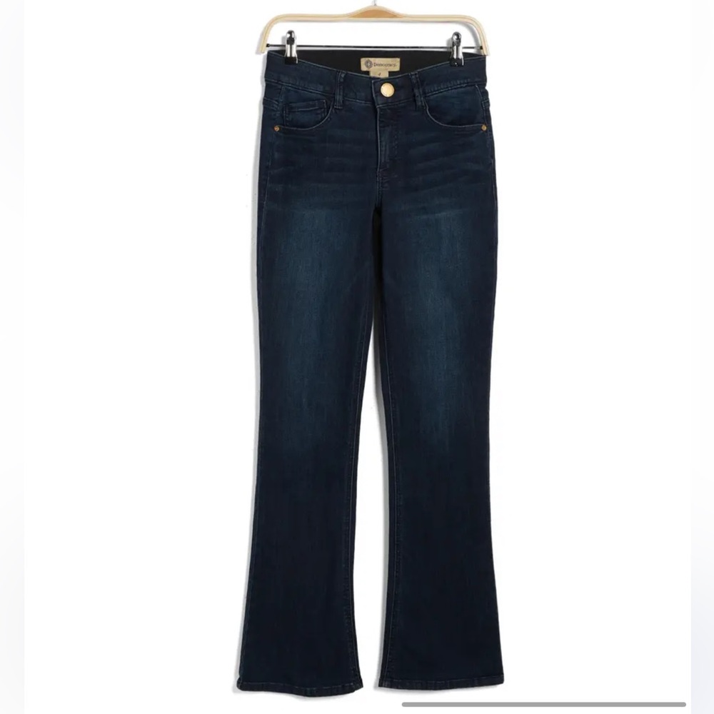#244 ☑️ Democracy Ab Solutions Itty Bitty Boot Indigo Denim Jeans
